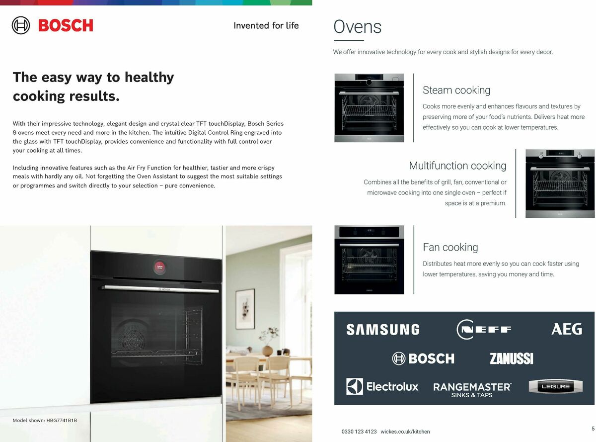 Wickes Kitchen Appliances Brochure Offers from 26 August