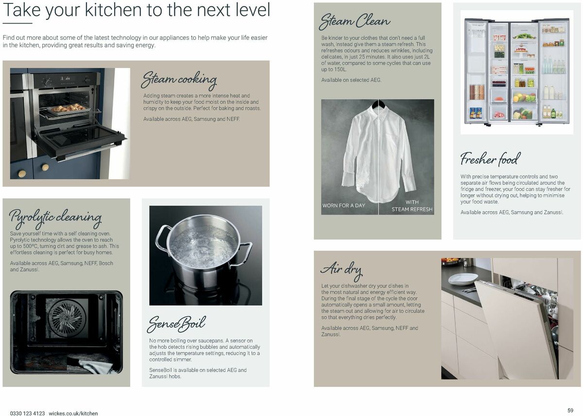 Wickes Kitchen Appliances Brochure Offers from 26 August