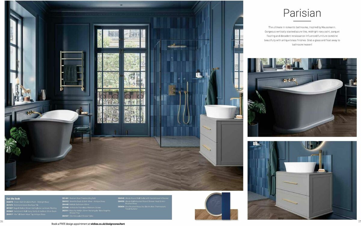 Wickes Bathrooms Brochure Offers from 20 October