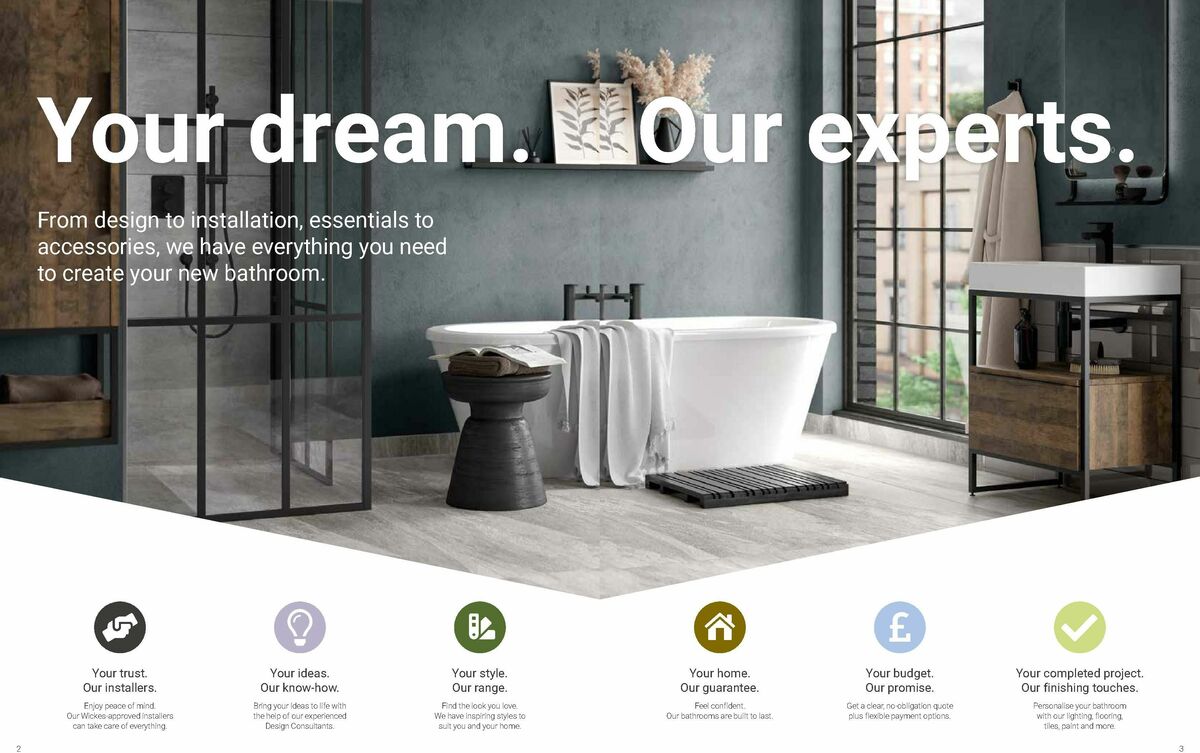 Wickes Bathrooms Brochure Offers from 20 October