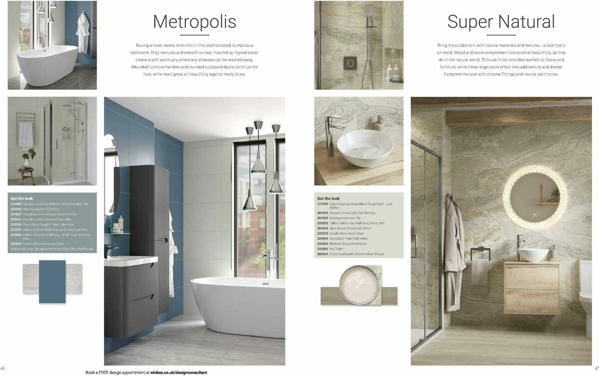 Wickes Bathrooms Brochure Offers from 20 October