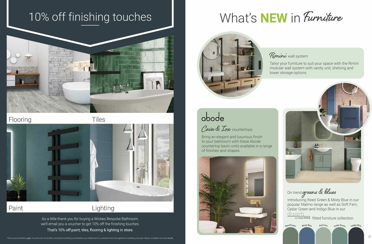 Wickes Bathrooms Brochure Offers from 20 October