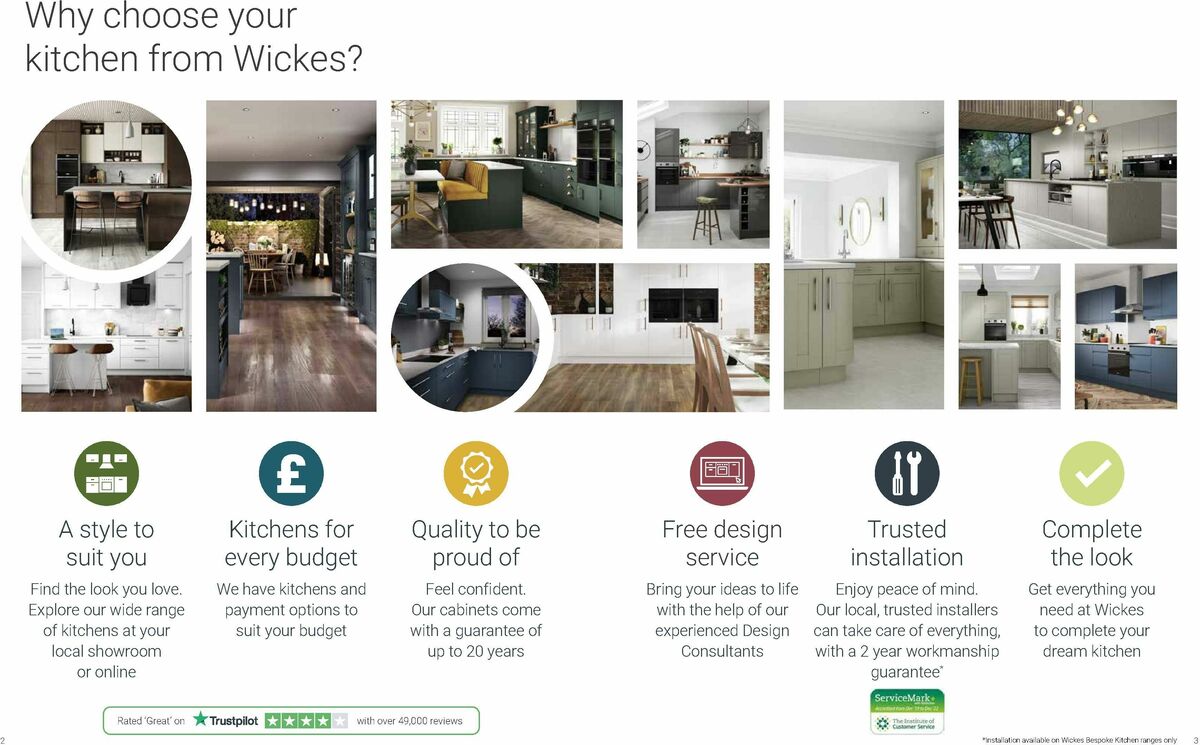 Wickes Kitchens Brochure Offers from 30 December