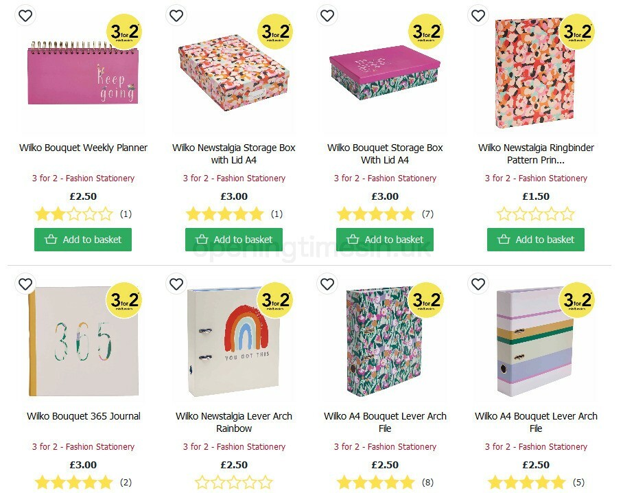 Wilko Offers from 18 August