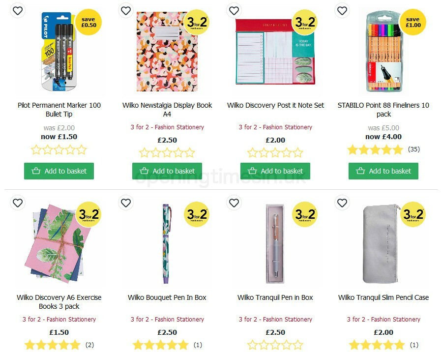 Wilko Offers from 18 August