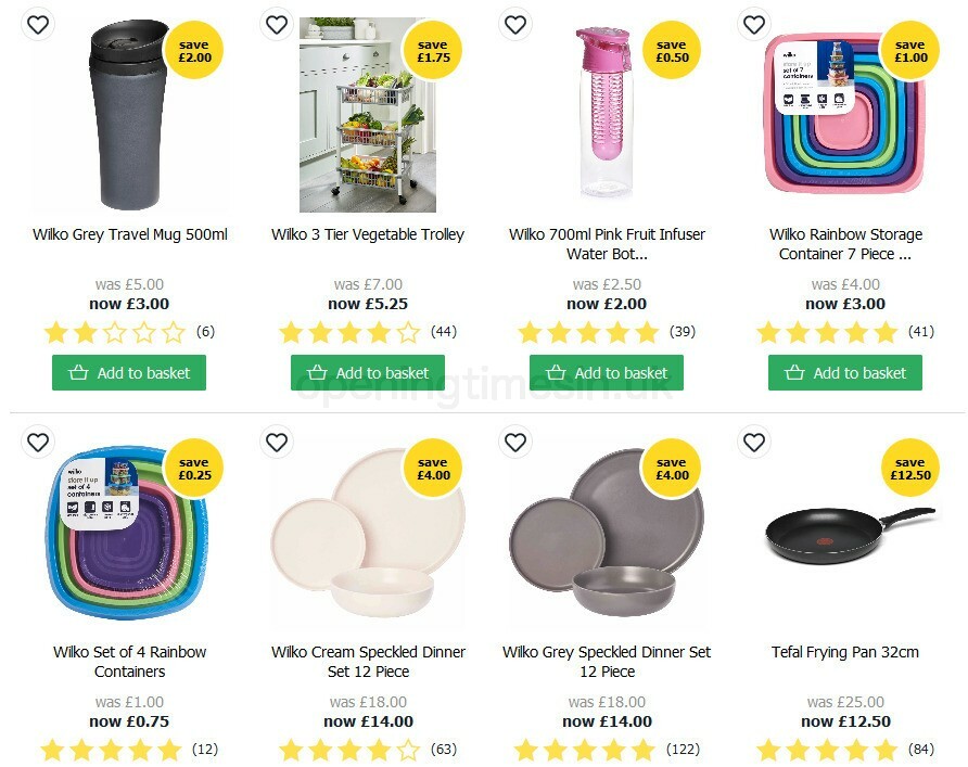 Wilko Offers from 18 August