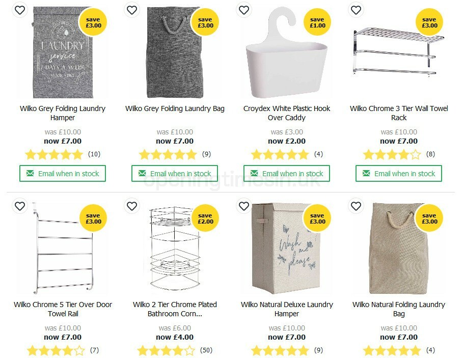 Wilko Offers from 18 August