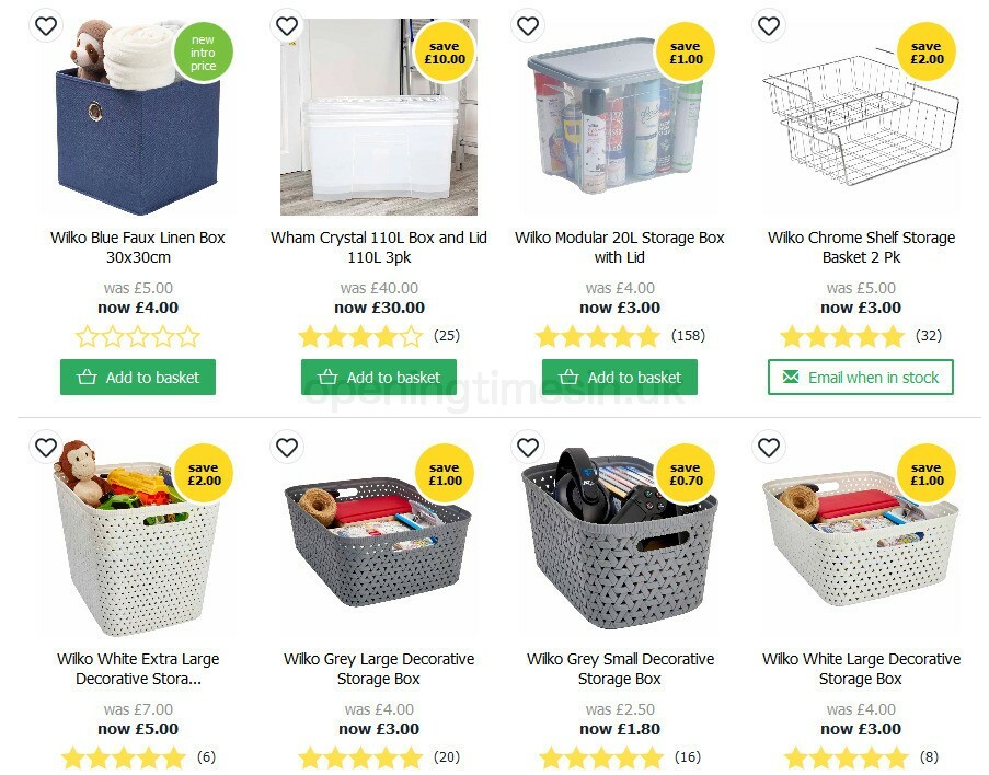 Wilko Offers from 18 August