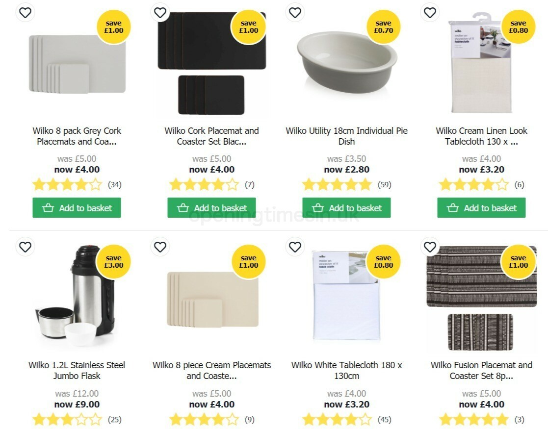 Wilko Offers from 12 November