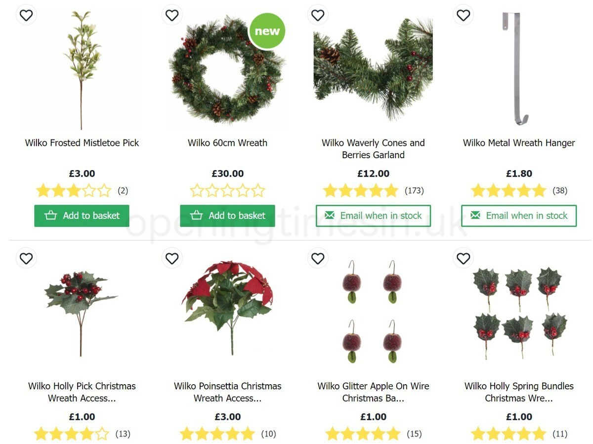 Wilko Offers from 25 November