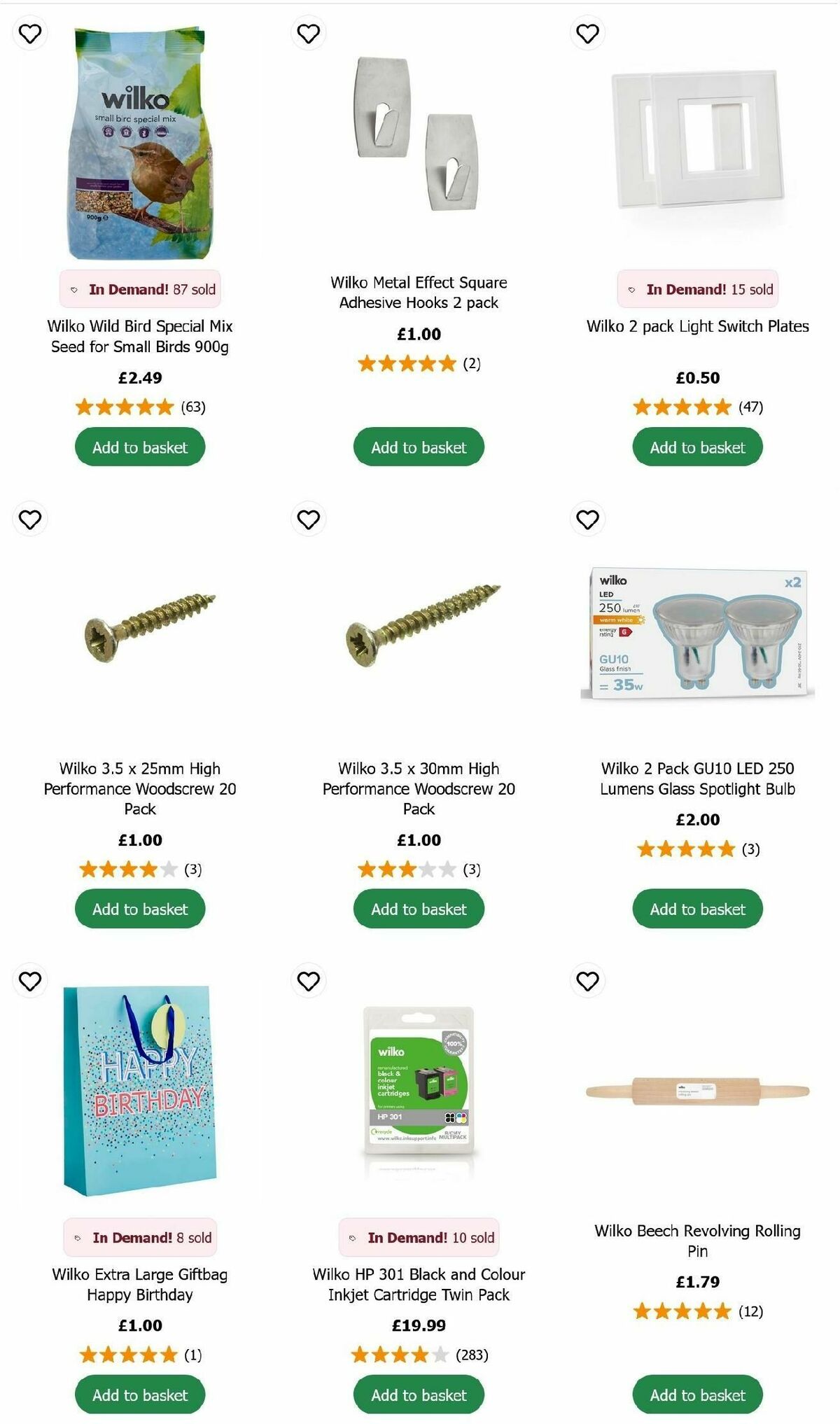 Wilko Offers from 19 January