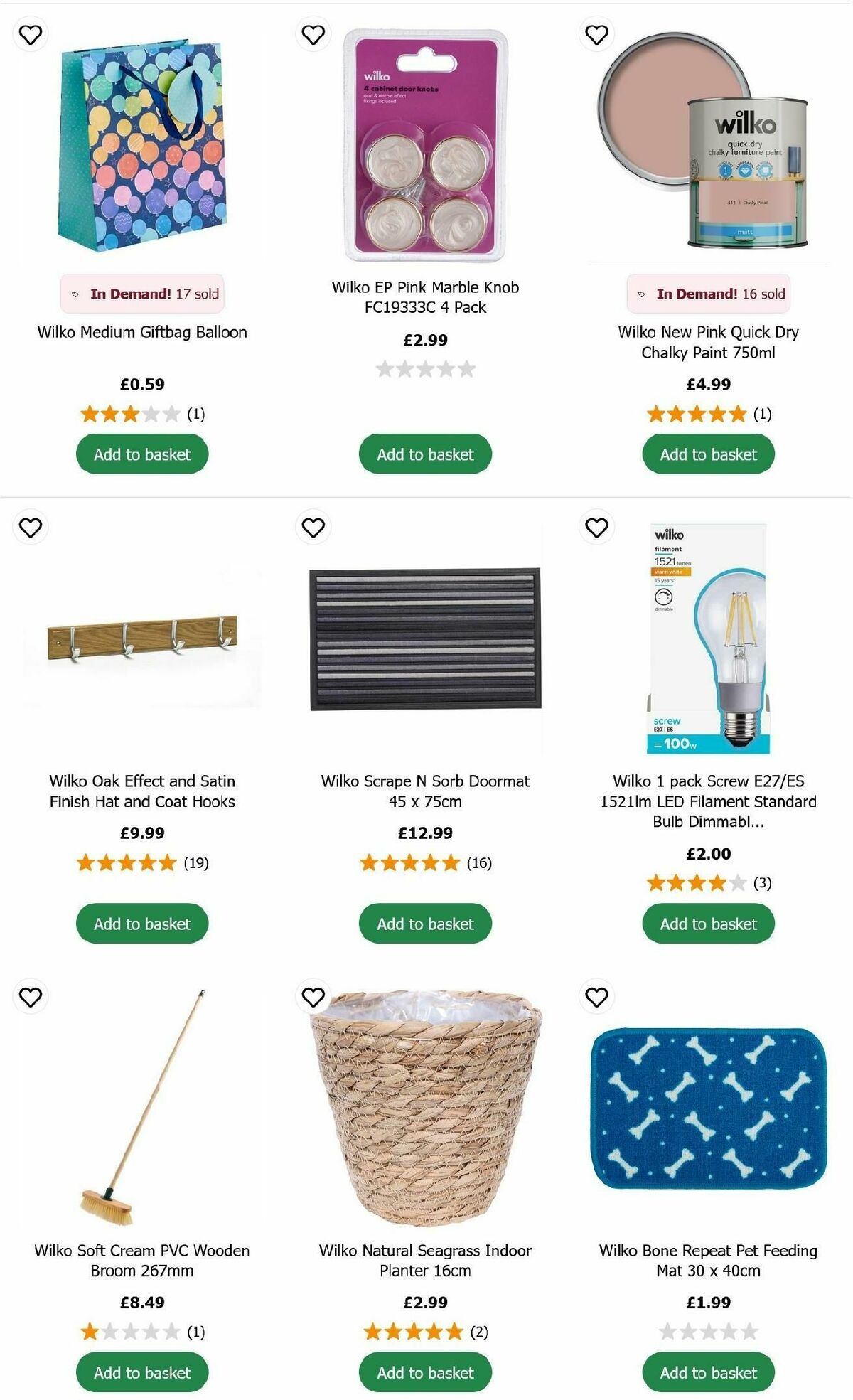 Wilko Offers from 19 January