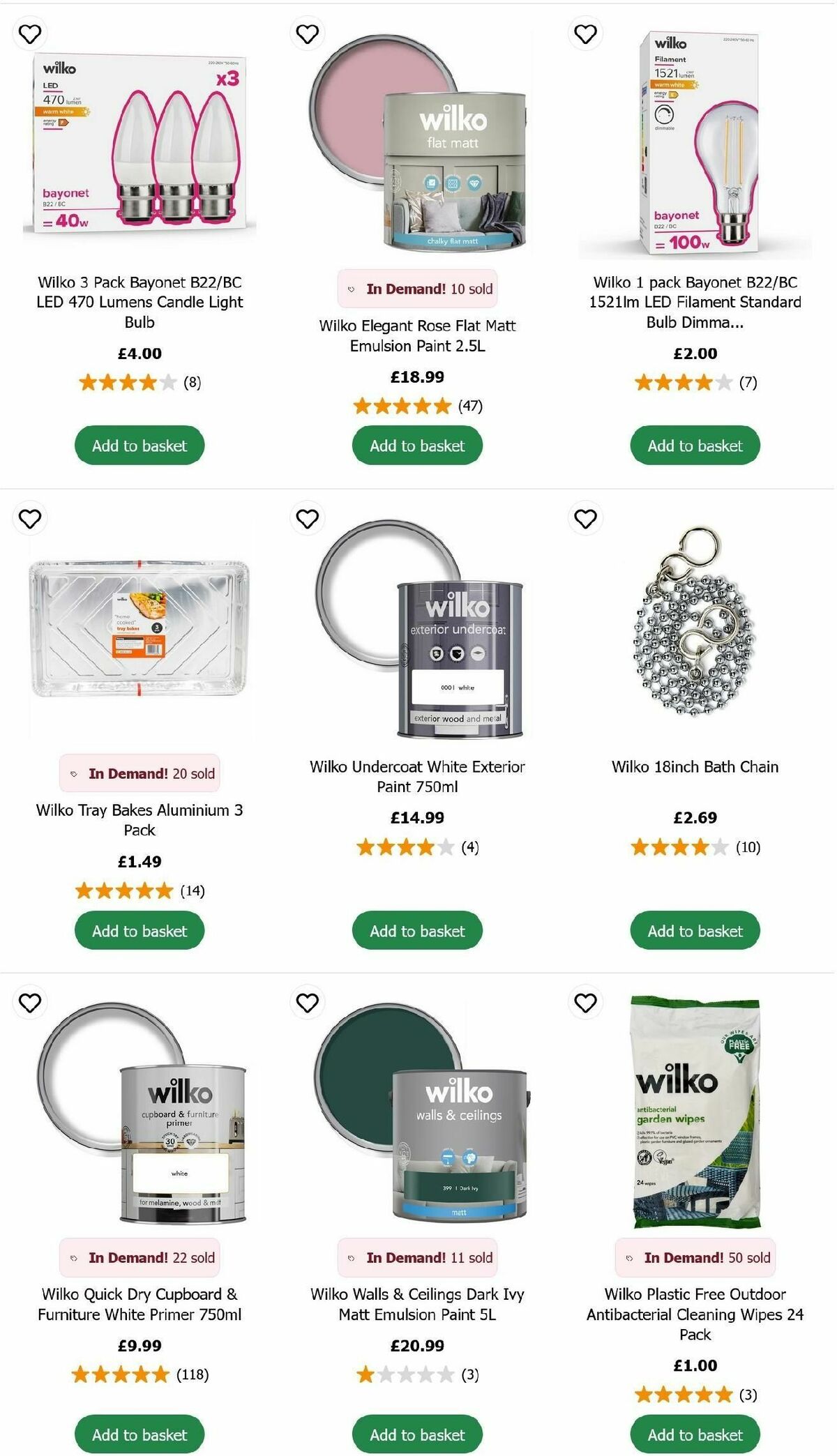 Wilko Offers from 19 January