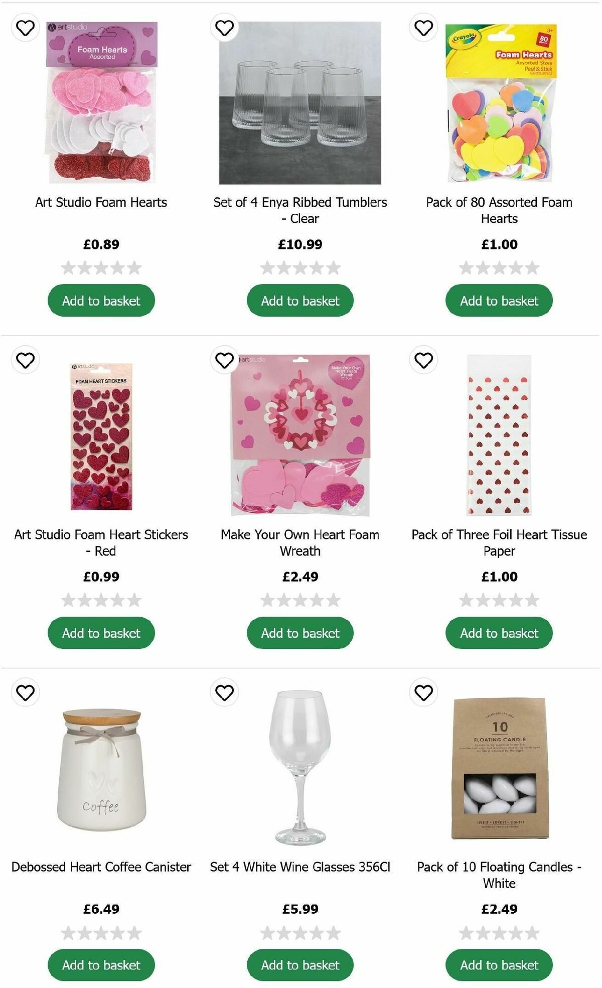 Wilko Valentine's Day Offers from 7 February