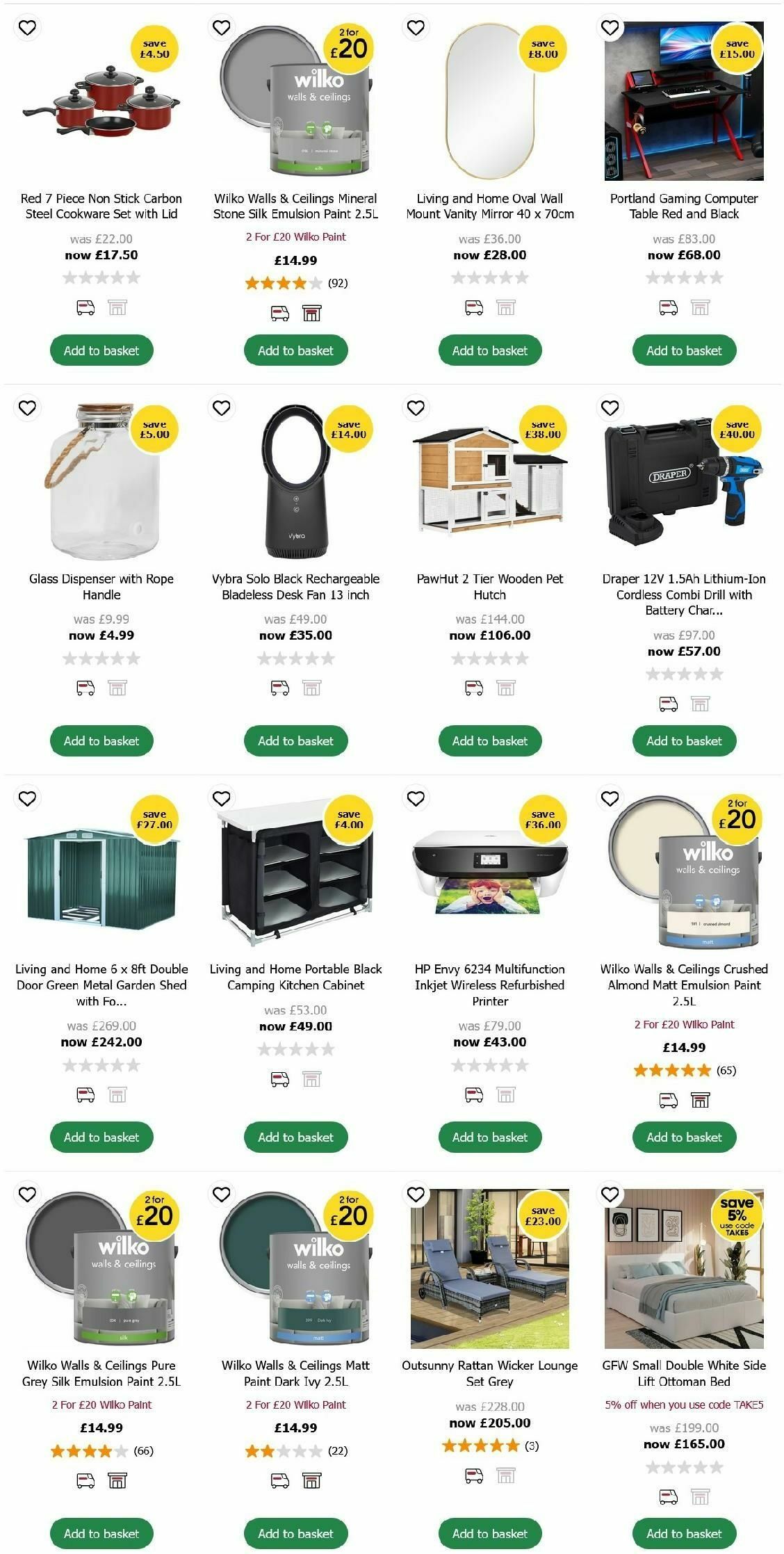 Wilko Offers from 14 August