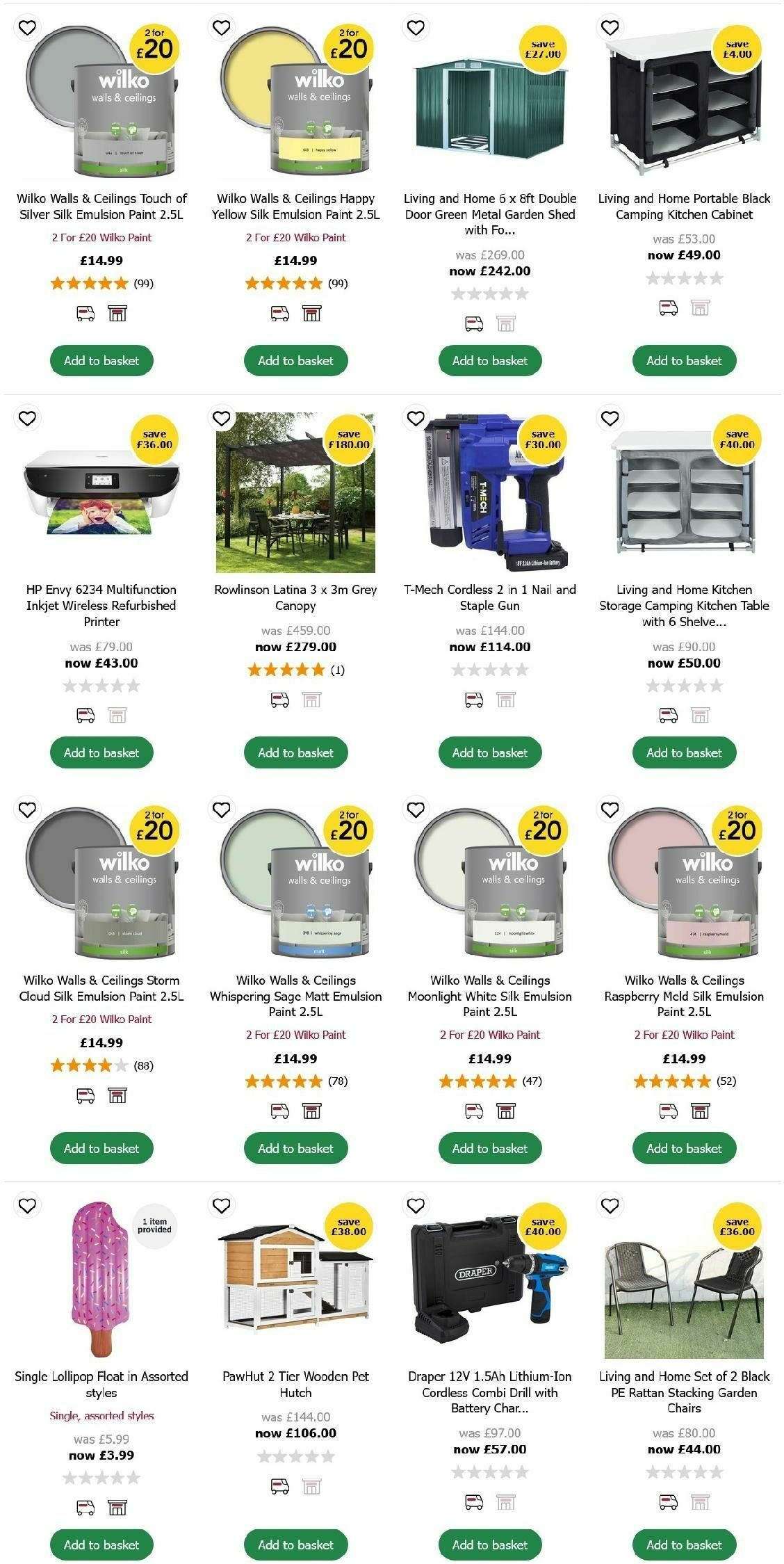 Wilko Offers from 14 August