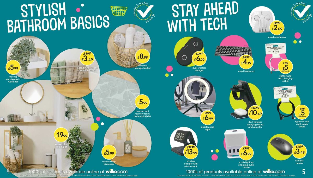 Wilko Offers from 23 August