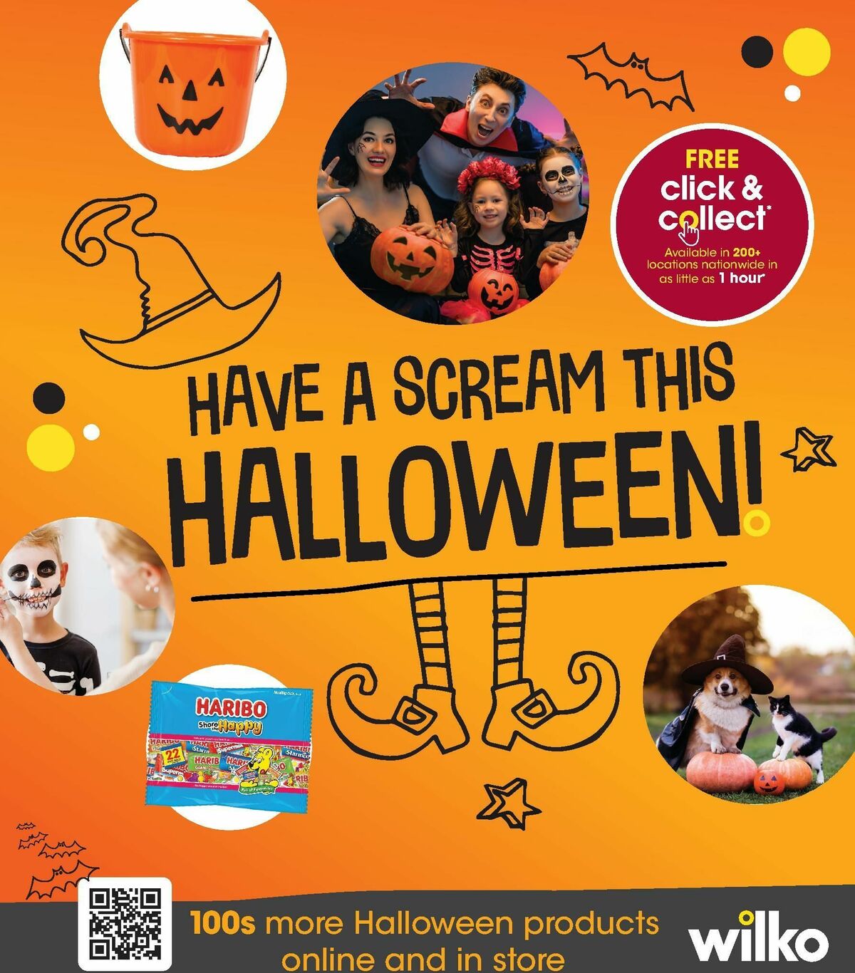 Wilko Halloween Offers from 1 October