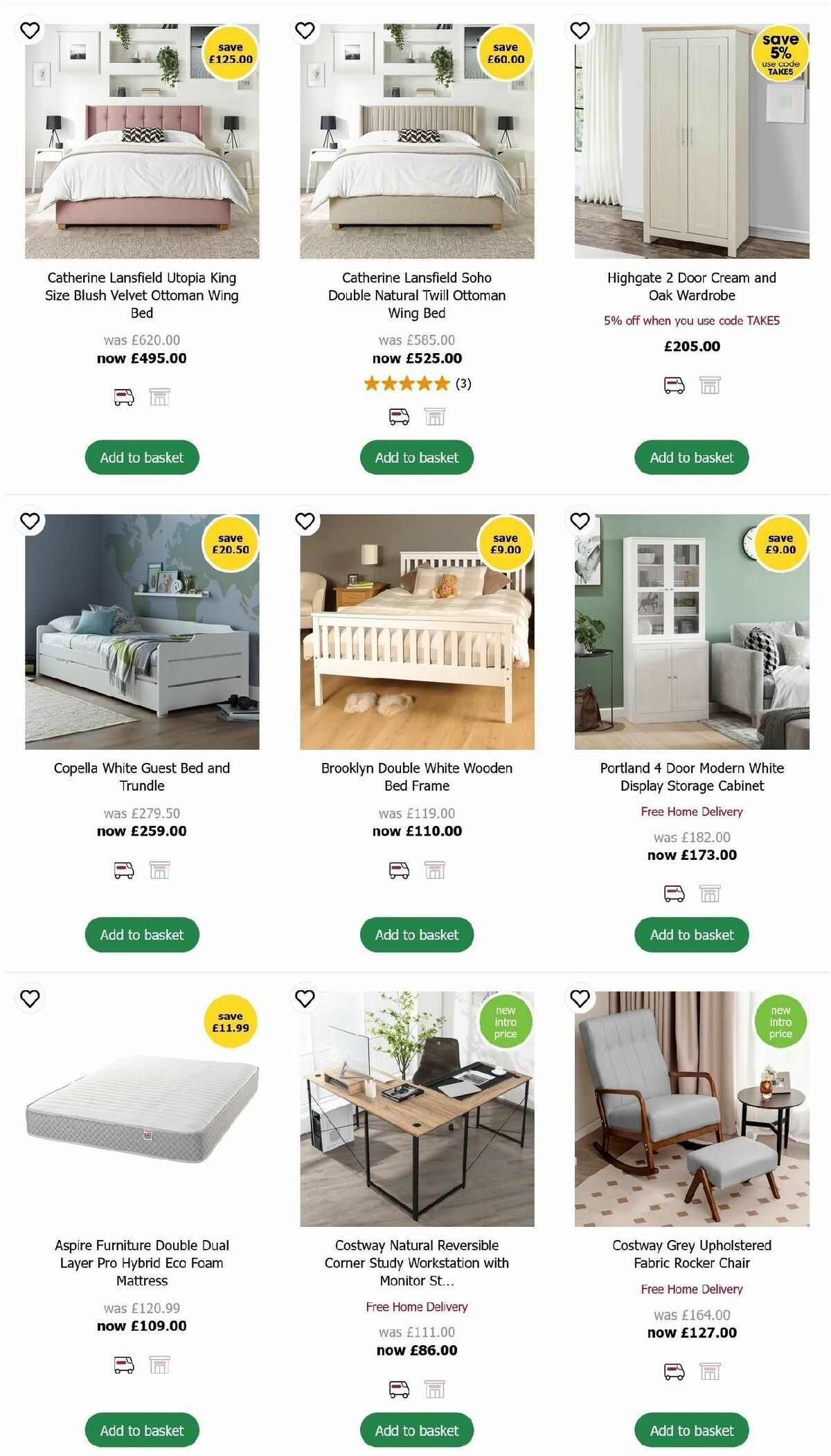 Wilko Furniture Offers Offers from 15 October