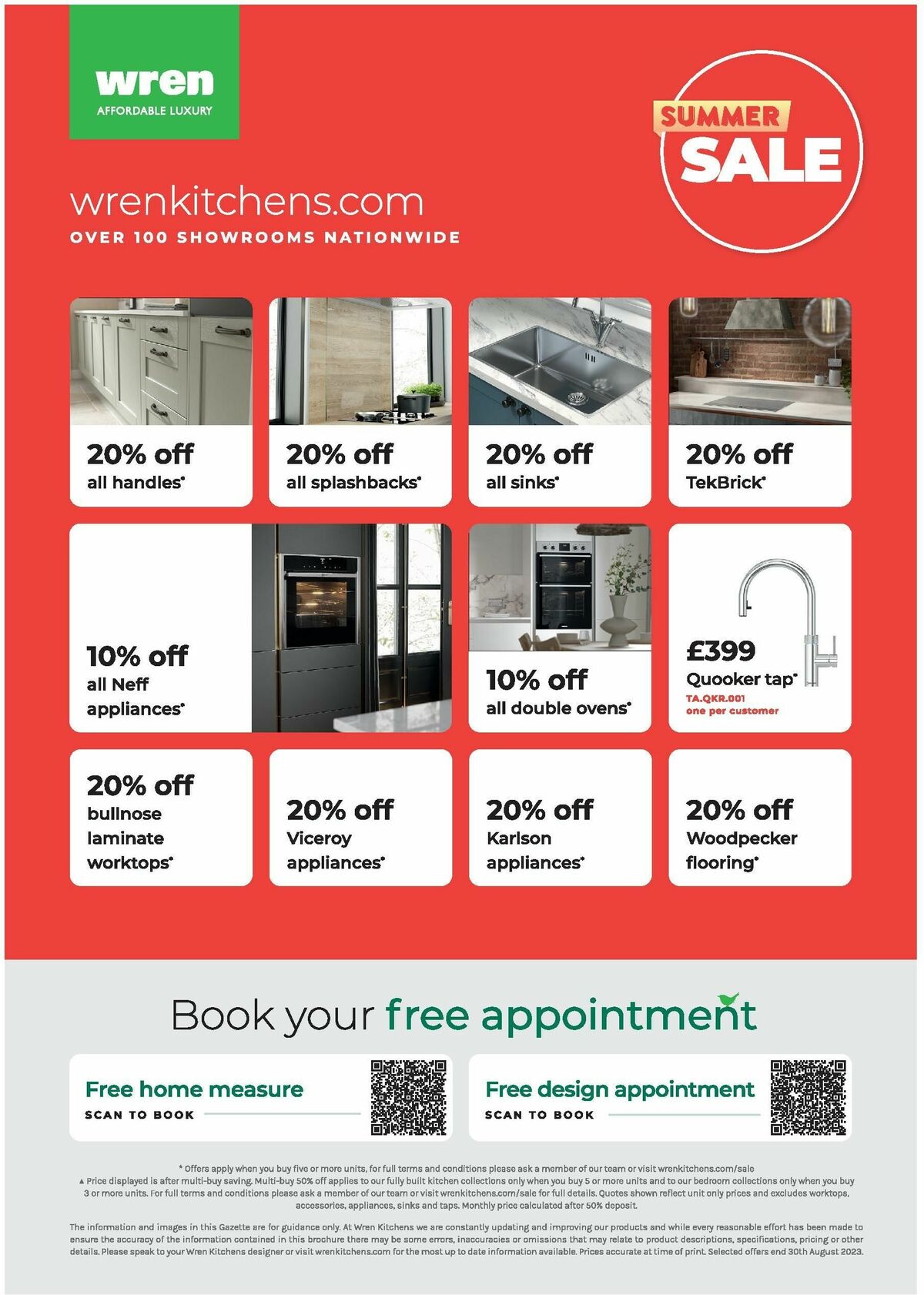 Wren Kitchens Offers from 23 August