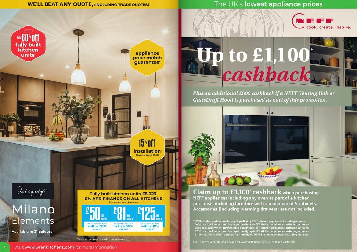 Wren Kitchens Offers from 7 February