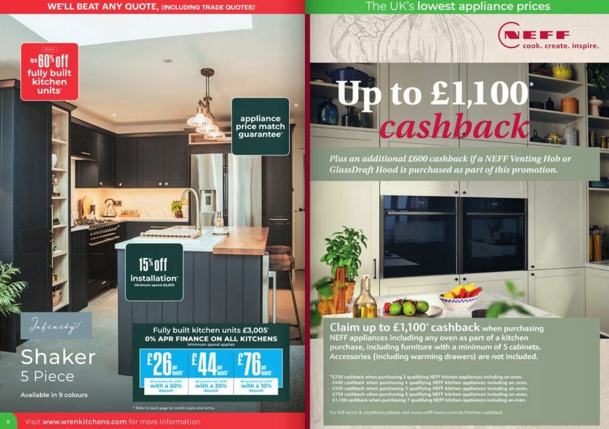 Wren Kitchens Offers from 21 February