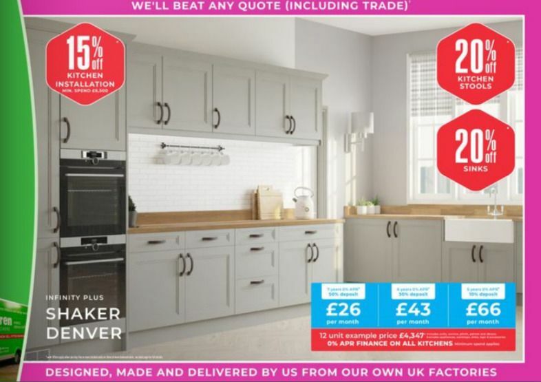 Wren Kitchens Offers from 1 May