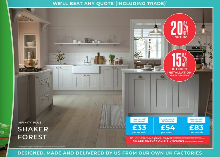 Wren Kitchens Offers from 15 May