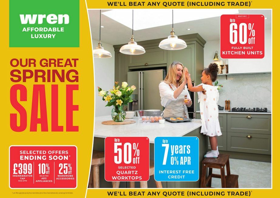 Wren Kitchens Offers from 29 May