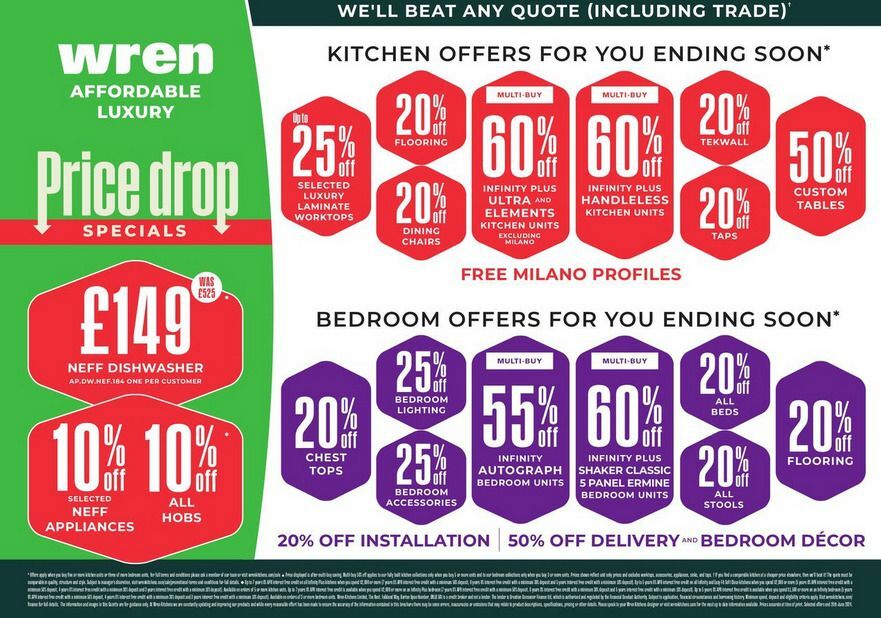 Wren Kitchens Offers from 11 June