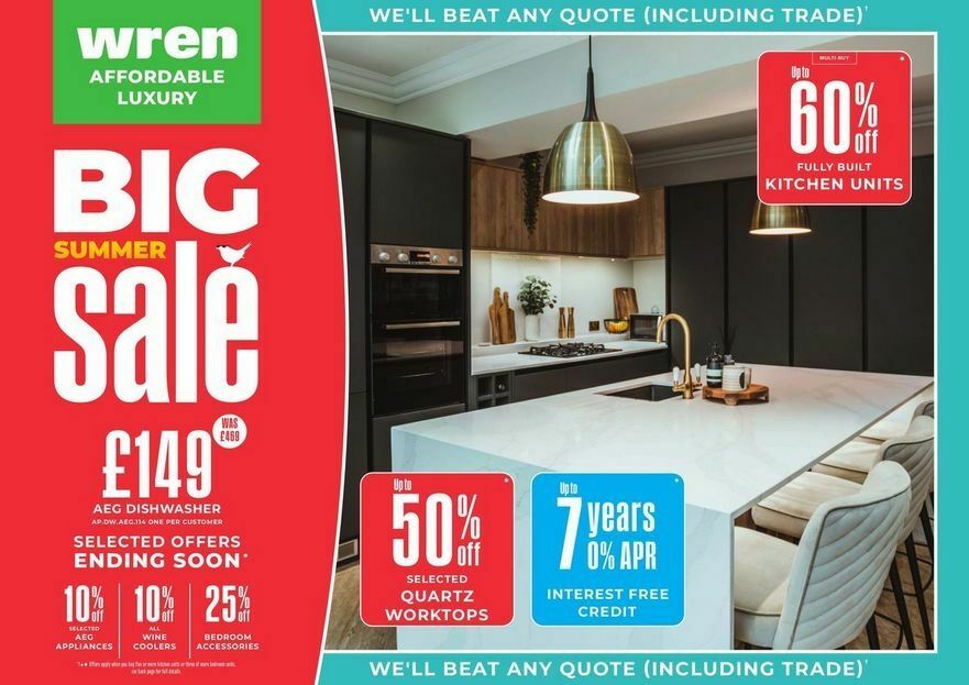 Wren Kitchens Offers from 9 July