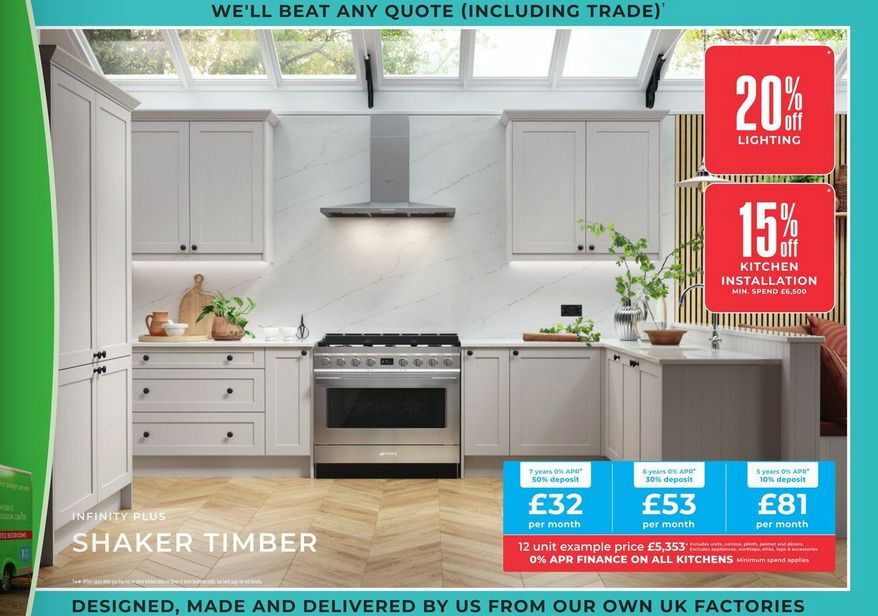 Wren Kitchens Offers from 9 July