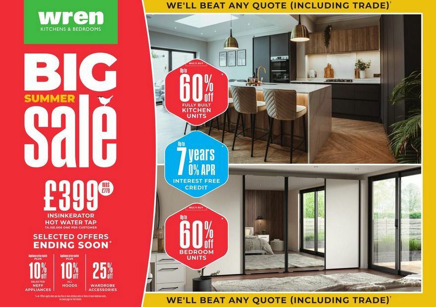 Wren Kitchens Offers from 24 July