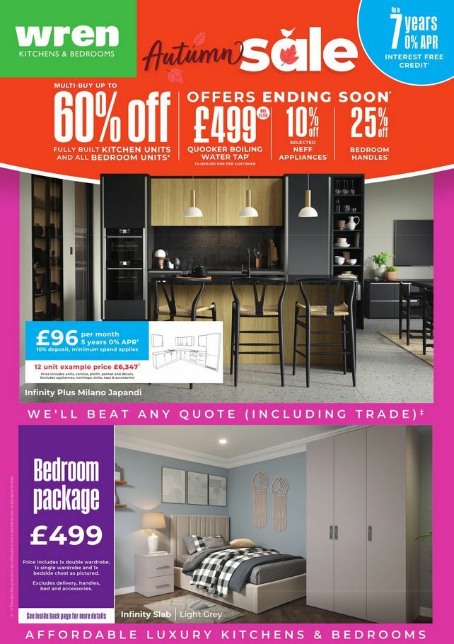 Wren Kitchens Offers from 9 October