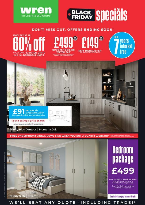 Wren Kitchens Offers from 6 November