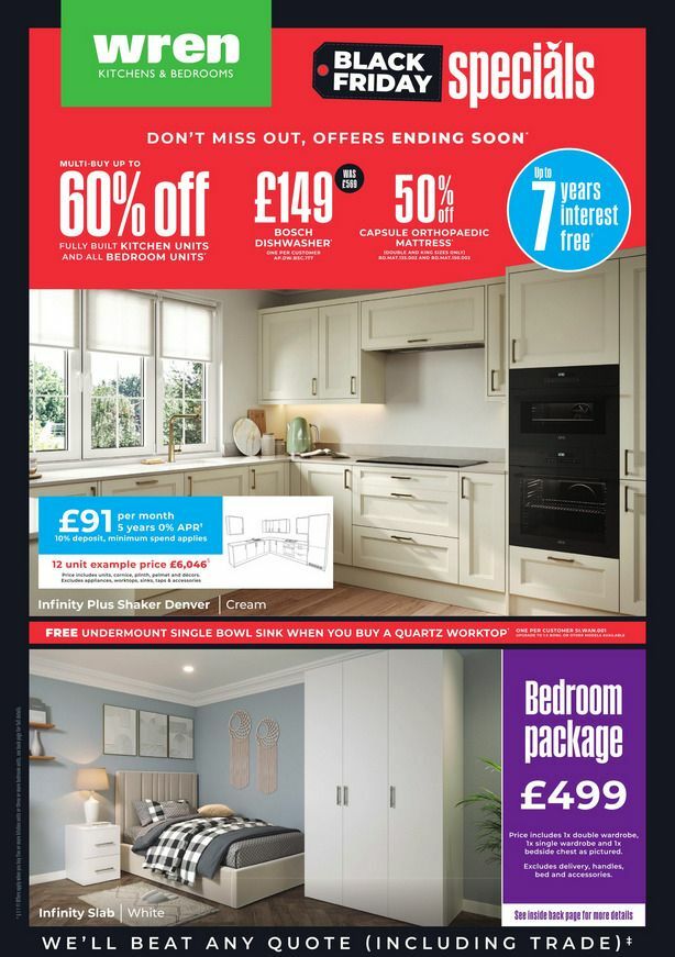 Wren Kitchens Offers from 19 November