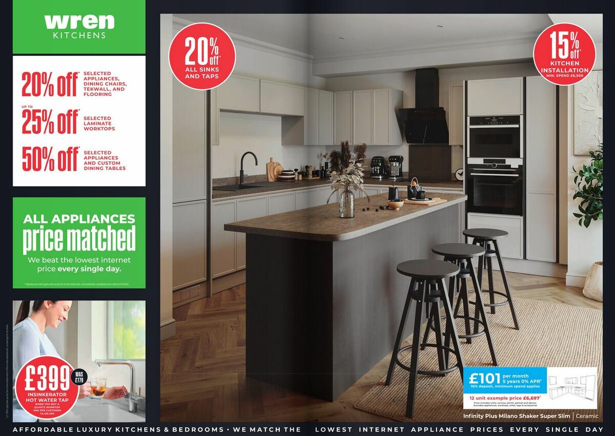 Wren Kitchens Offers from 19 November