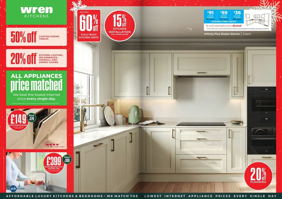 Wren Kitchens Offers from 18 December