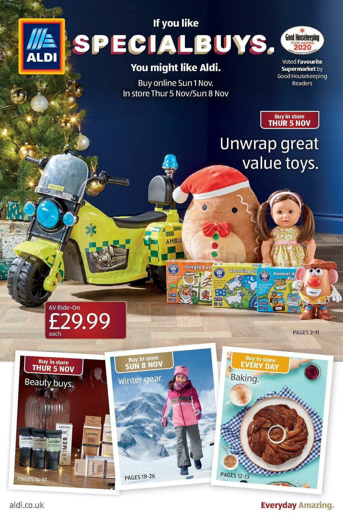 ALDI UK Offers & Special Buys from 1 November