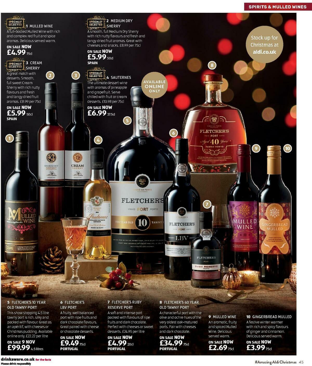 ALDI Christmas Brochure UK Offers & Special Buys for November 8 Page 45