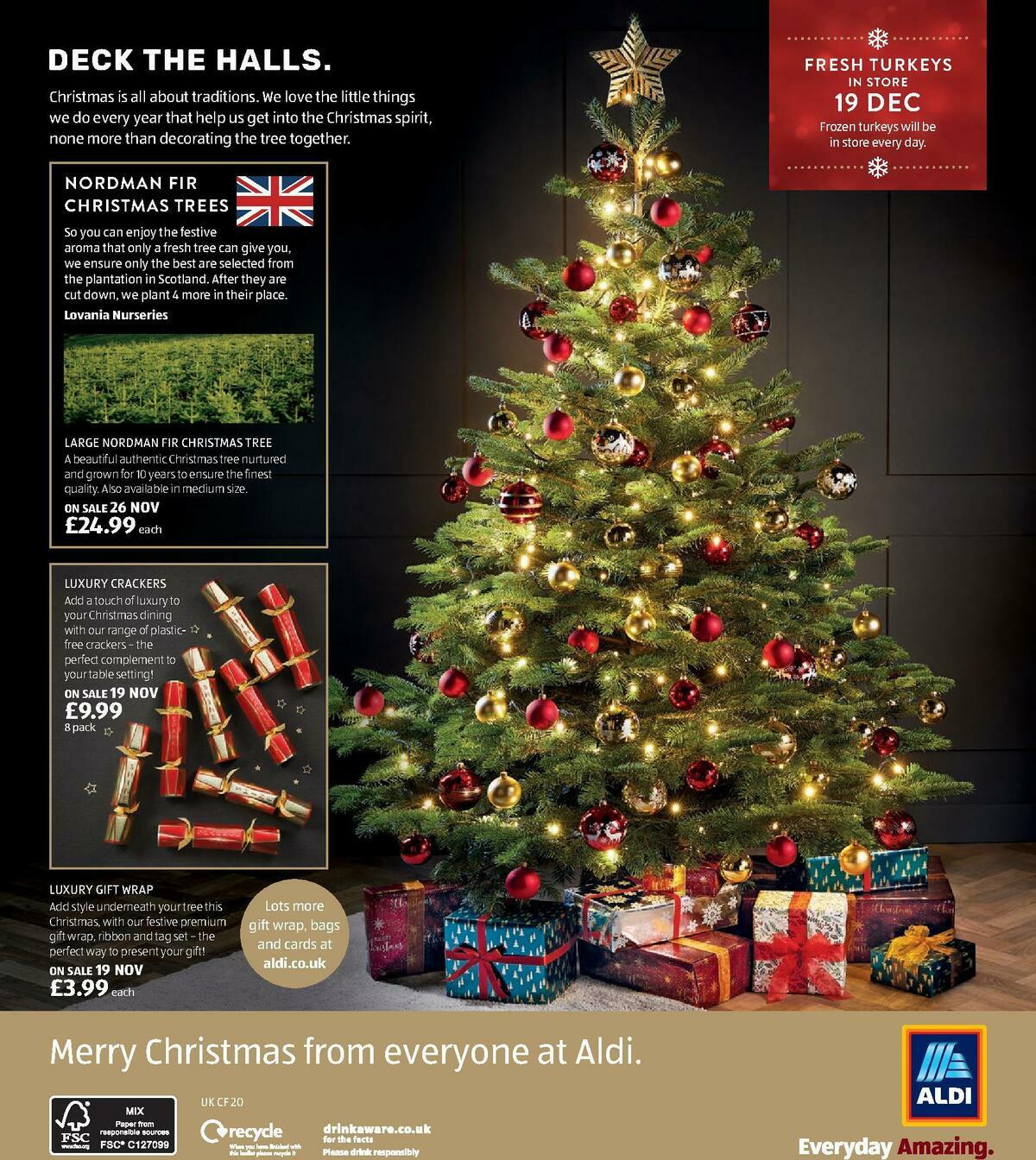 ALDI Christmas Brochure UK Offers & Special Buys from 8 November