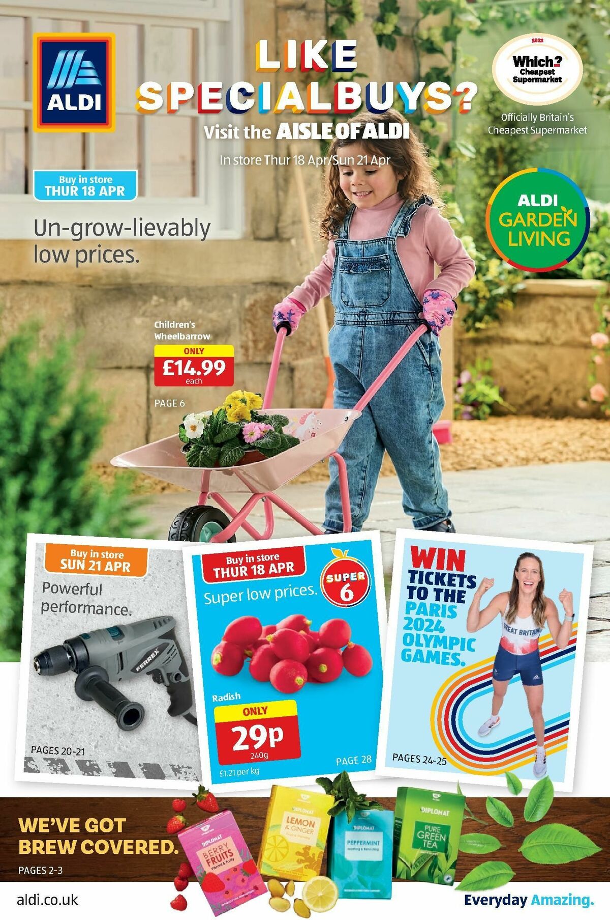 ALDI UK - Offers & Special Buys from 15 April