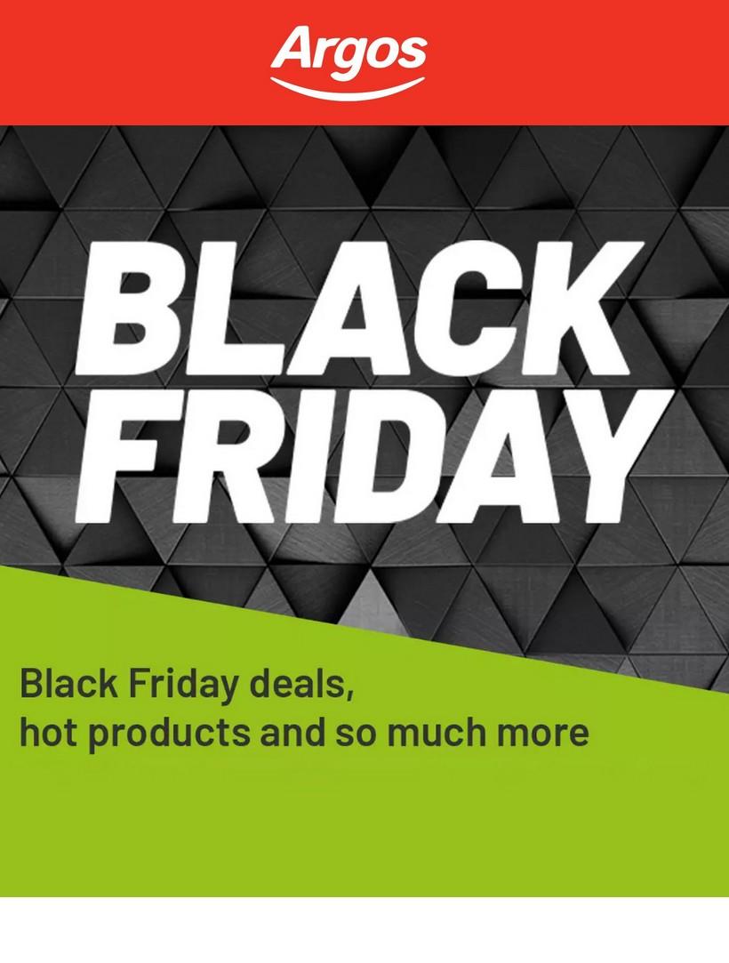 Argos Black Friday New Offers & Special Buys From 20 November