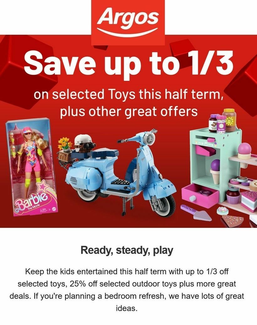 Argos New Offers & Special Buys From 12 February