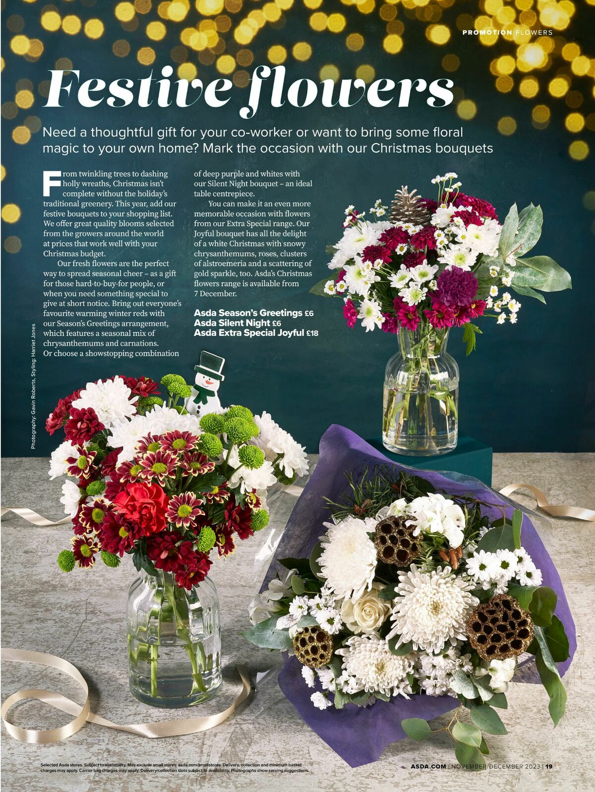 ASDA Magazine November/December UK Offers & Special Buys from 1