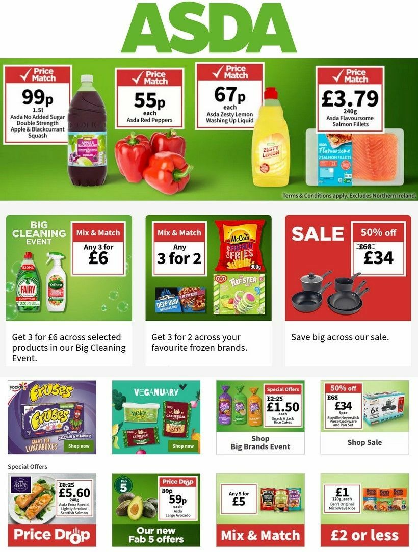 ASDA UK Offers & Special Buys from 12 January