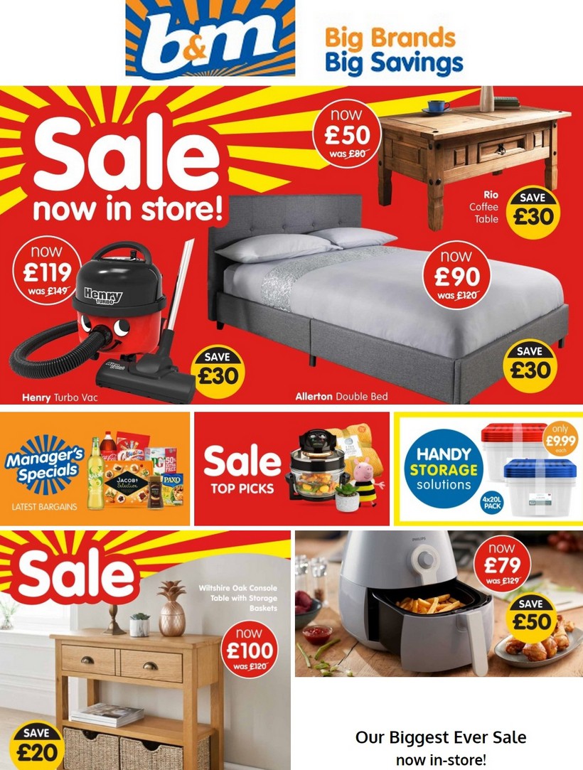 B&M Newsletter & Special Buys from 27 December