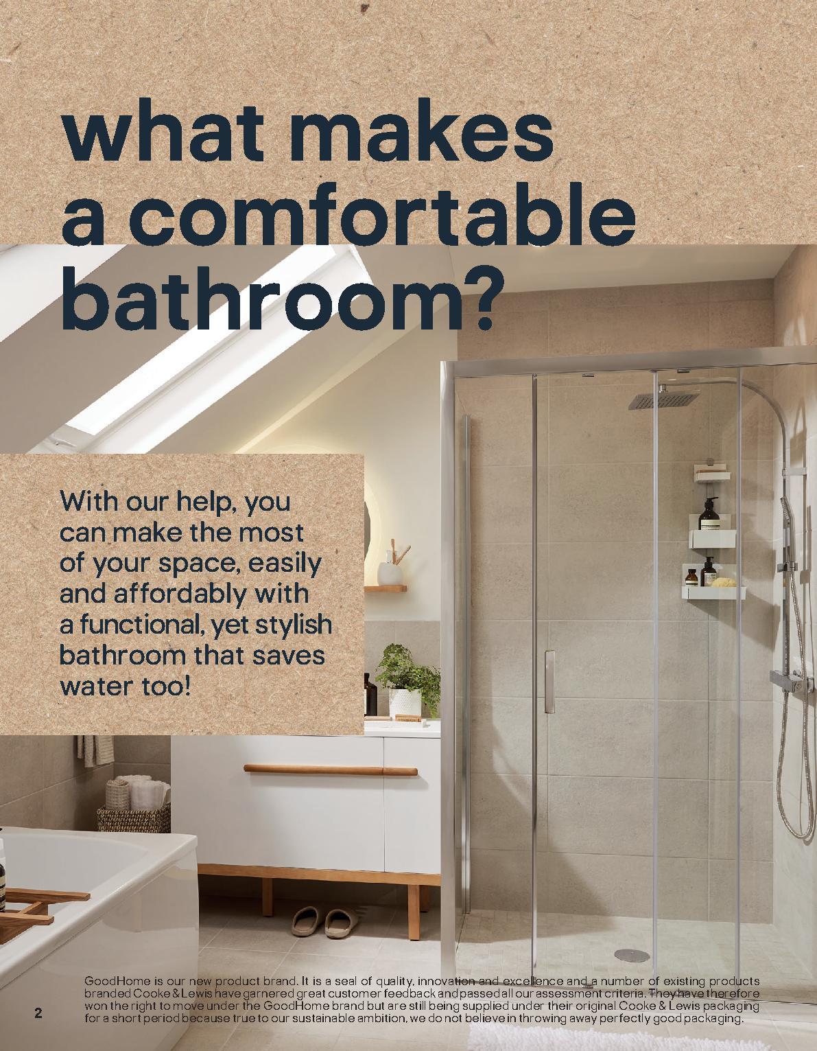 B&Q Bathroom Product Guide Offers & Special Buys From 1 October - Page 2