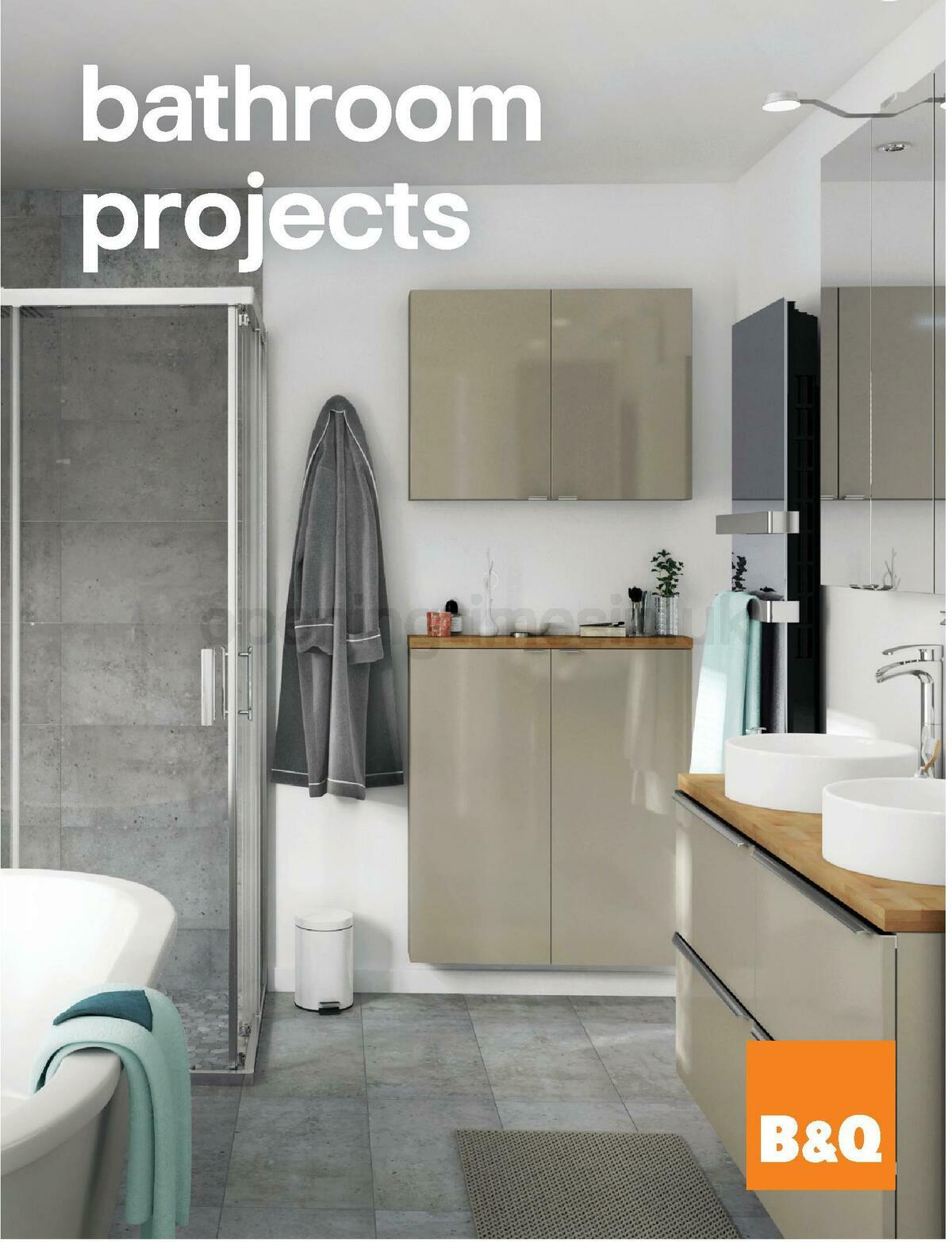 B&Q Bathroom Projects Offers & Special Buys From 7 February