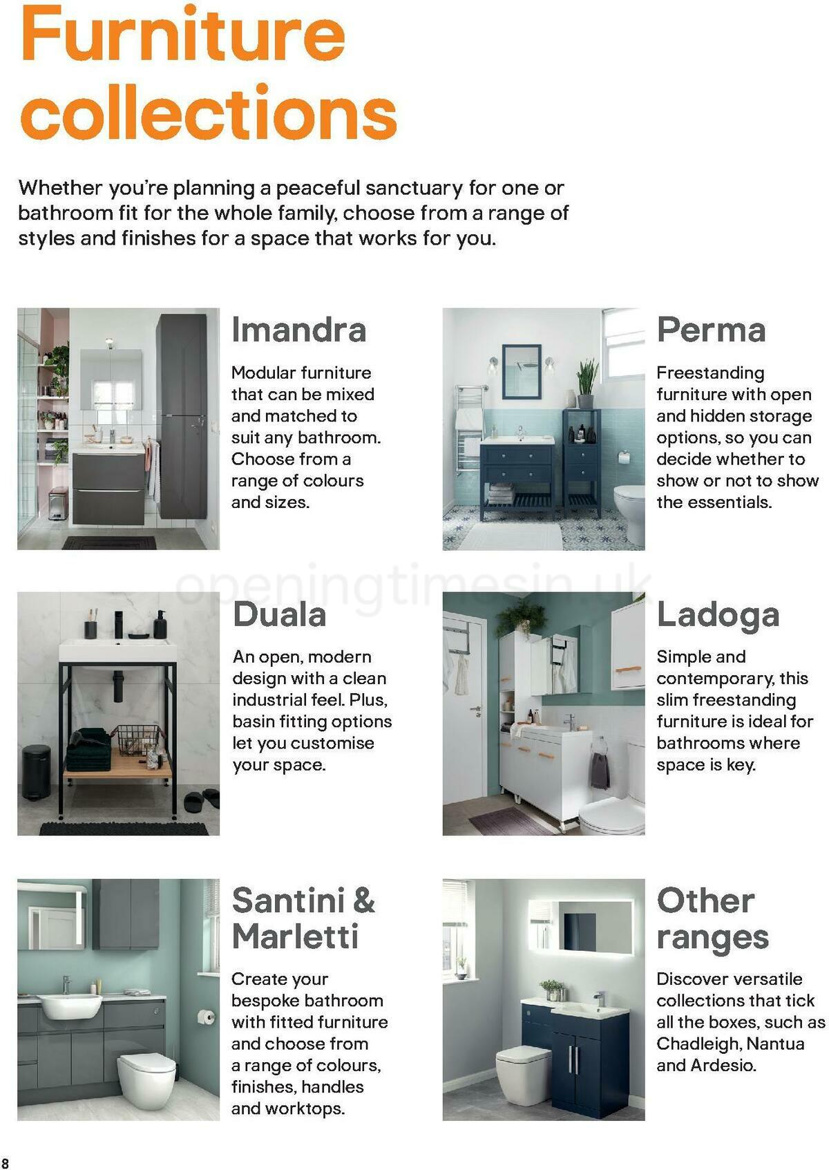 B&Q Bathroom Collections Offers & Special Buys From 1 May - Page 8